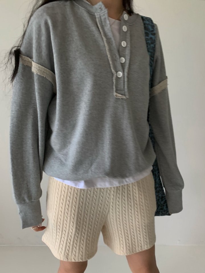 Via - Korean Women Fashion - #momslook - Button Pullover - 5