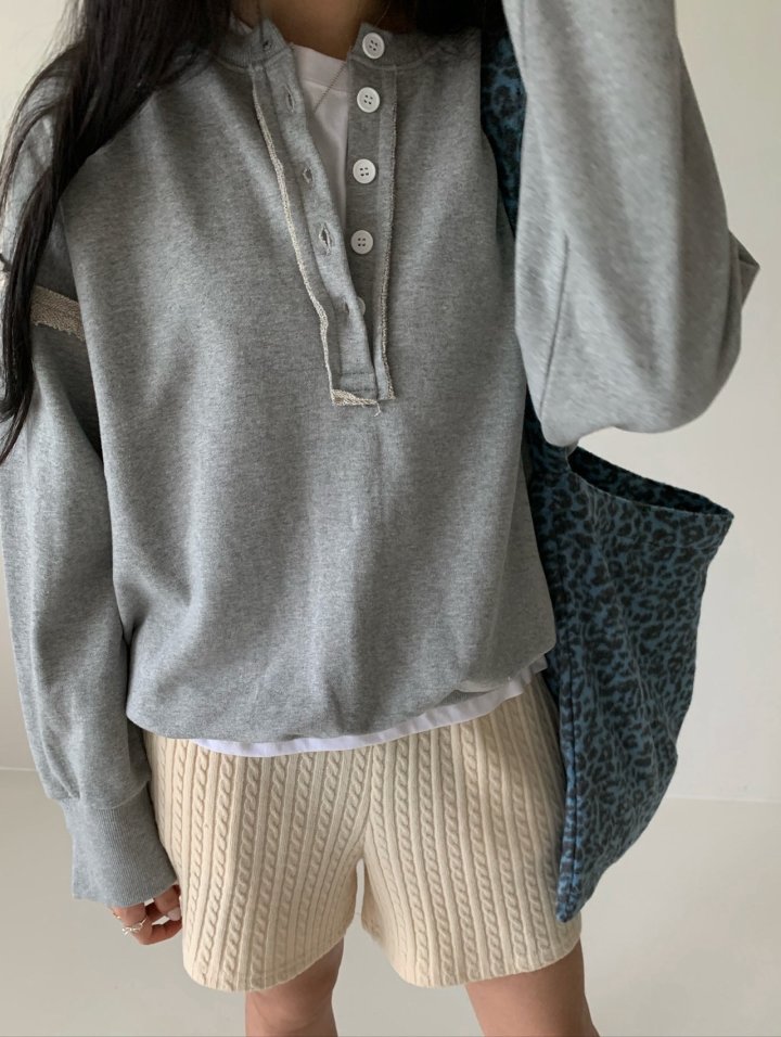 Via - Korean Women Fashion - #momslook - Button Pullover - 7