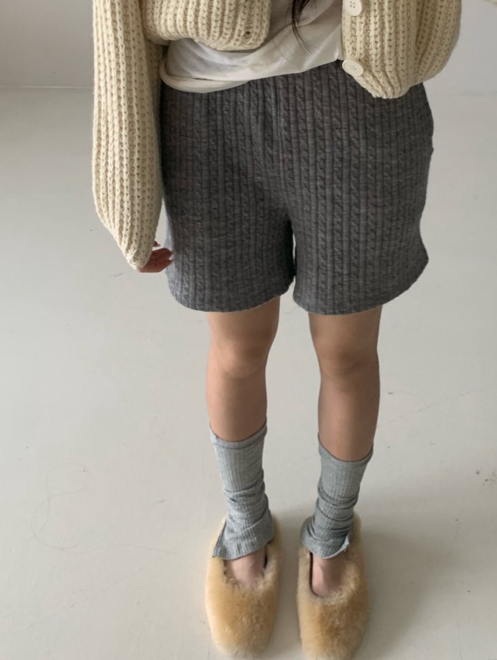 Via - Korean Women Fashion - #momslook - Knitty Short Pants