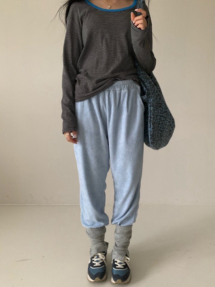 Via - Korean Women Fashion - #momslook - Muse Stripe Tee - 3