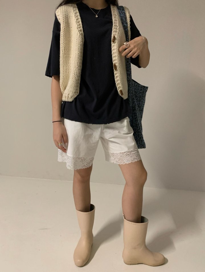 Via - Korean Women Fashion - #momslook - Pastel Vest - 8