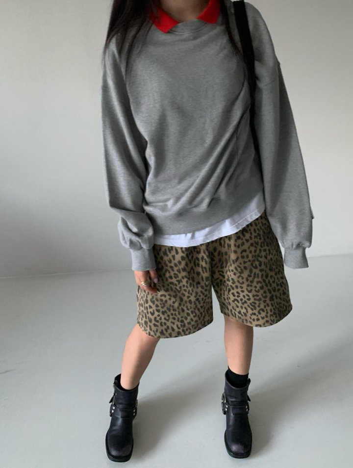 Via - Korean Women Fashion - #romanticstyle - Collar Sweatshirts - 5