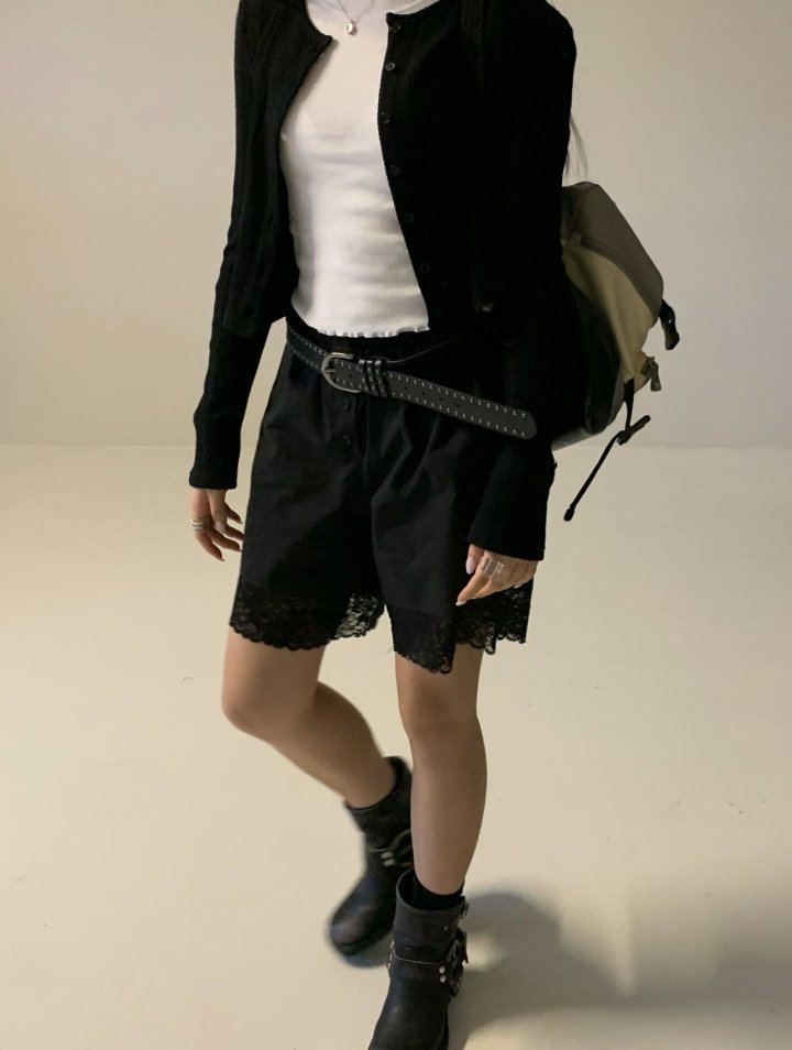Via - Korean Women Fashion - #shopsmall - Layer Shorts - 4