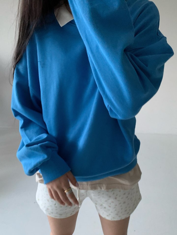 Via - Korean Women Fashion - #thelittlethings - Collar Sweatshirts - 7