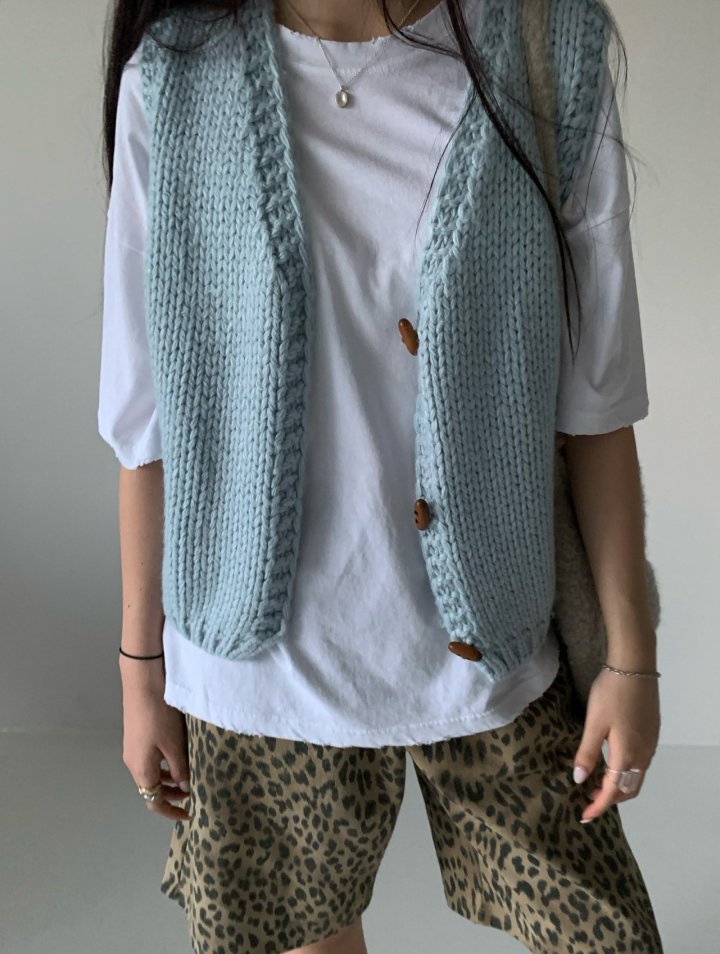 Via - Korean Women Fashion - #thatsdarling - Pastel Vest - 4