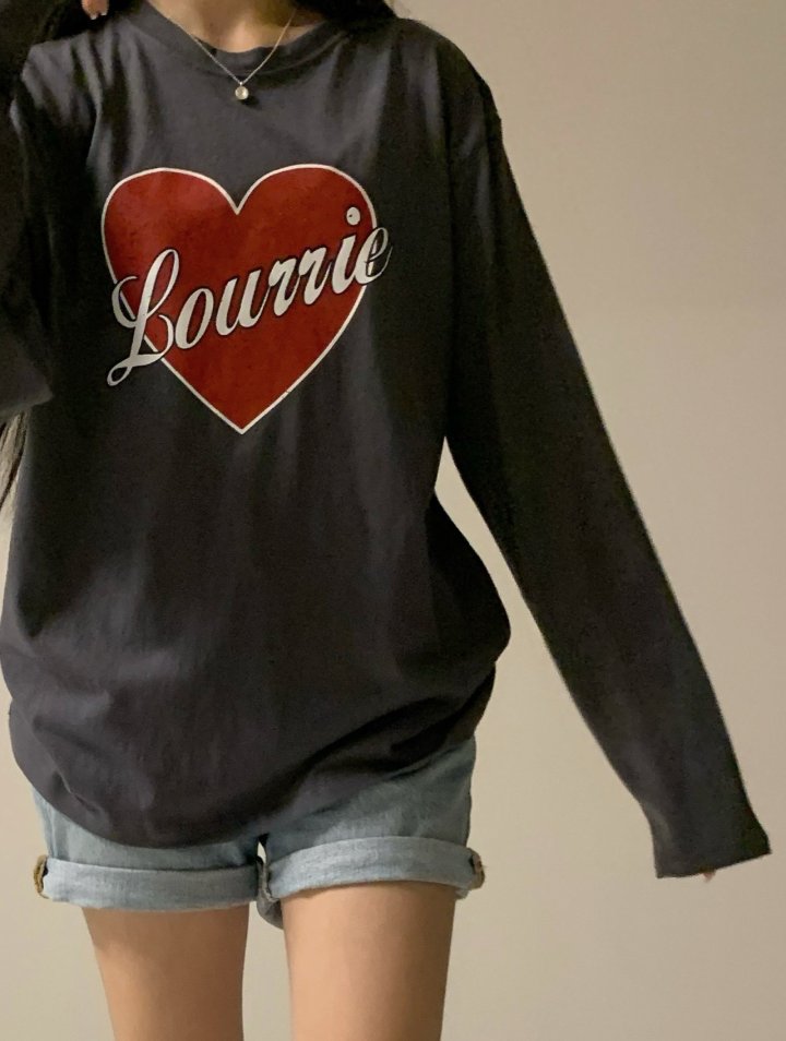 Via - Korean Women Fashion - #womensfashion - Lourrie Heart Tee - 8