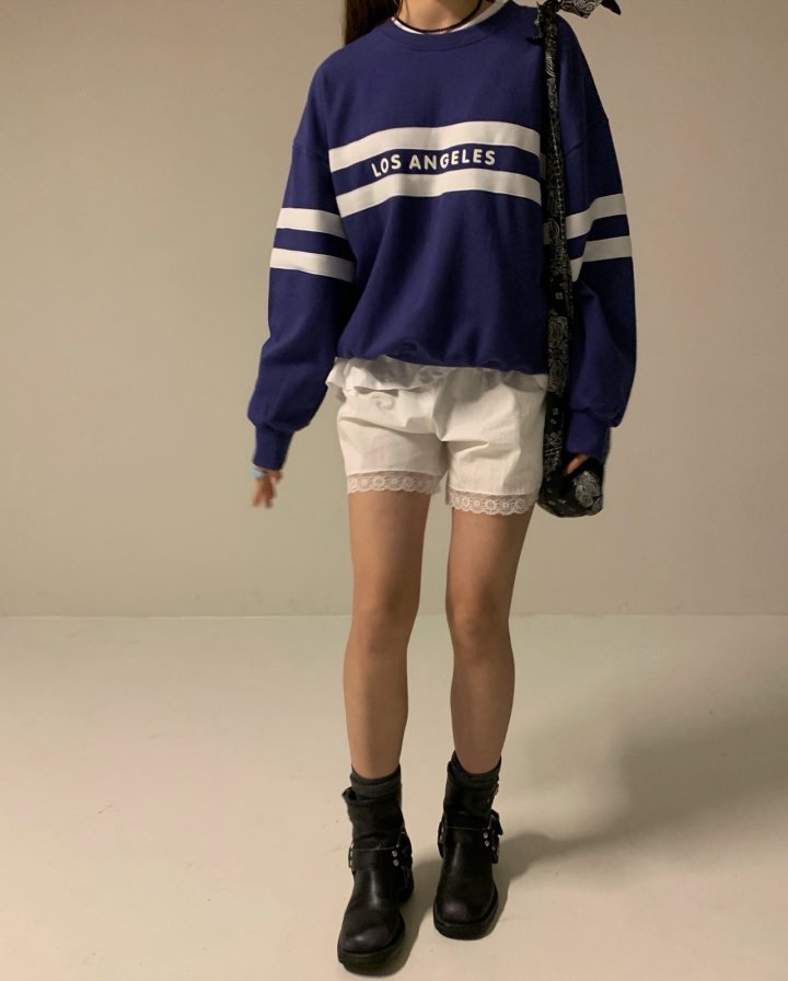 Via - Korean Women Fashion - #womensfashion - Line Sweatshirts - 7