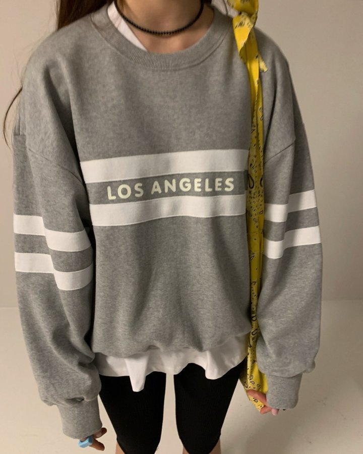 Via - Korean Women Fashion - #womensfashion - Line Sweatshirts - 8