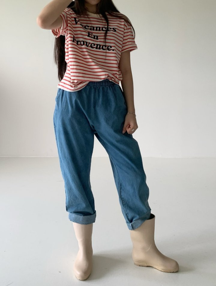 Via - Korean Women Fashion - #womensfashion - Denim Baggy Pants