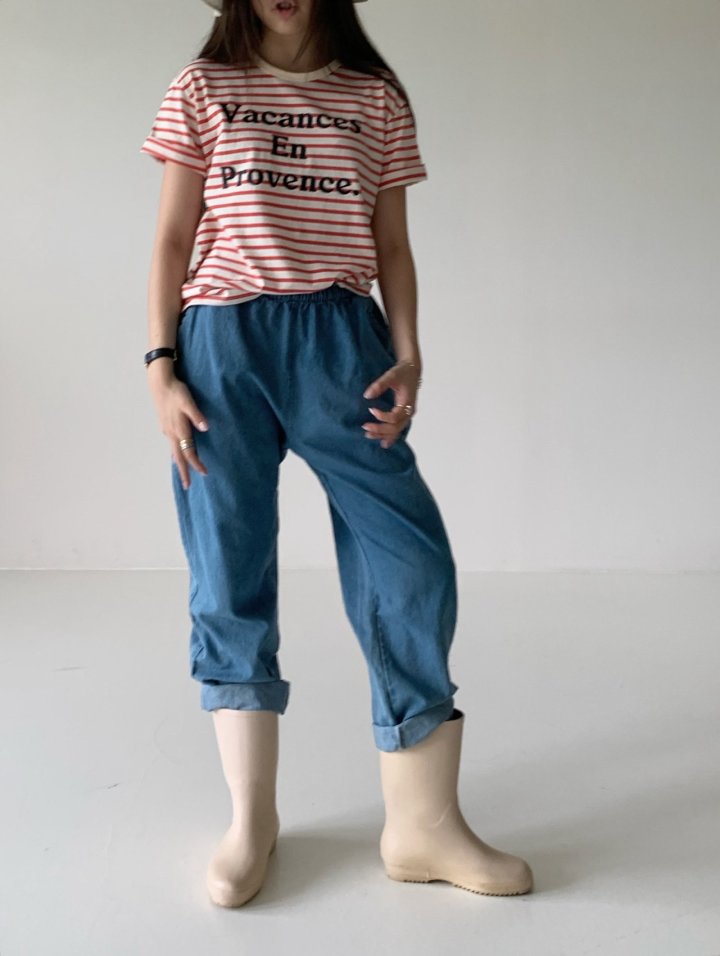 Via - Korean Women Fashion - #womensfashion - Denim Baggy Pants - 3
