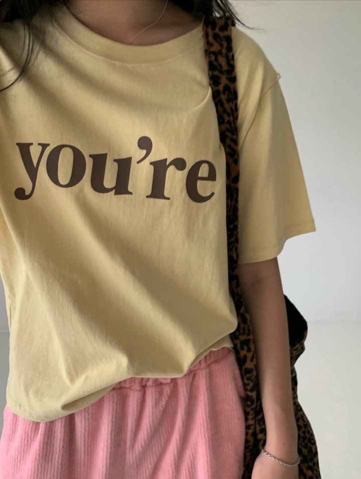 Via - Korean Women Fashion - #womensfashion - Youre Tee - 2