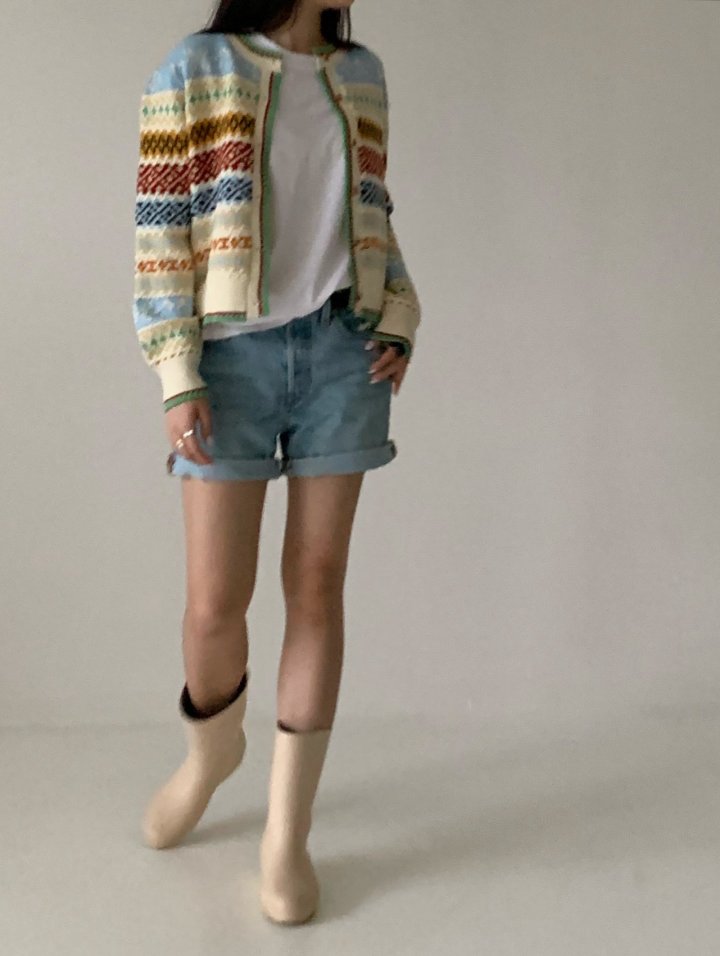 Via - Korean Women Fashion - #womensfashion - Argyle Cardigan - 8