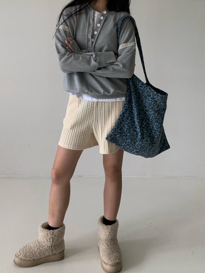 Via - Korean Women Fashion - #womensfashion - Button Pullover - 2