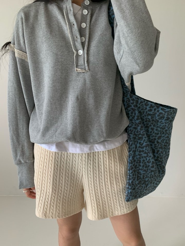 Via - Korean Women Fashion - #momslook - Button Pullover - 4