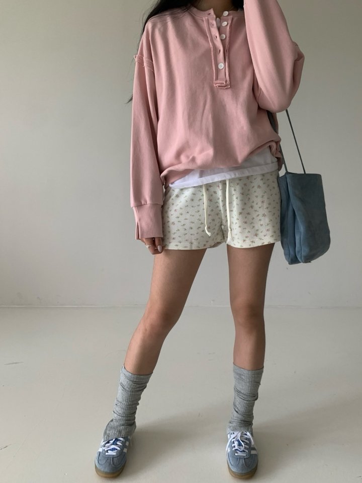 Via - Korean Women Fashion - #womensfashion - Button Pullover