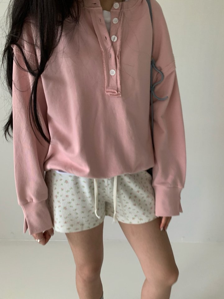 Via - Korean Women Fashion - #womensfashion - Button Pullover - 3