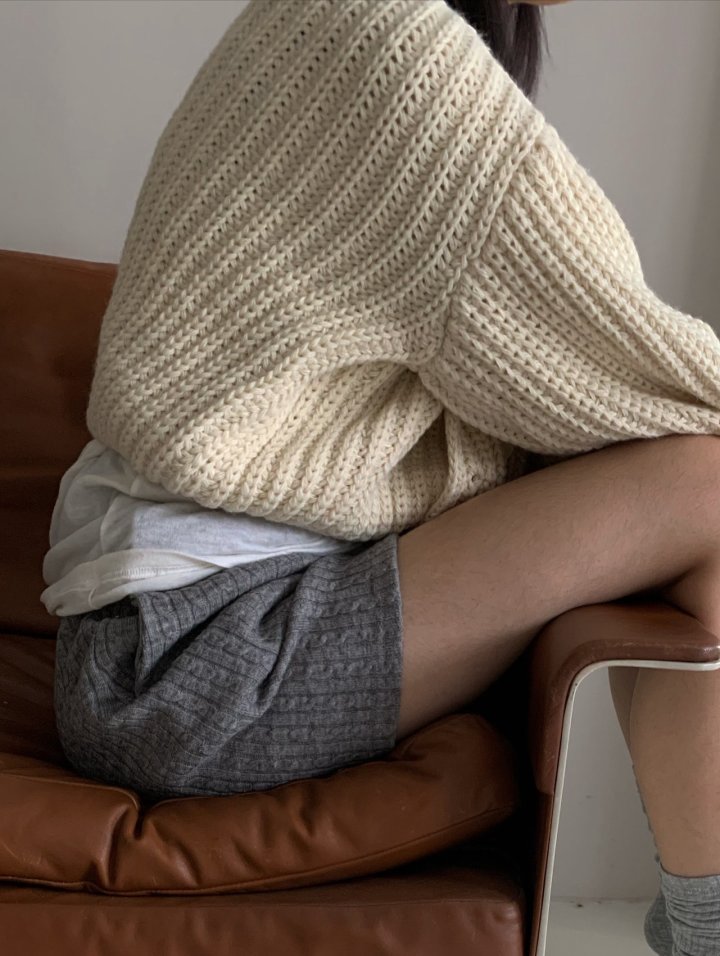 Via - Korean Women Fashion - #womensfashion - Knitty Short Pants - 2