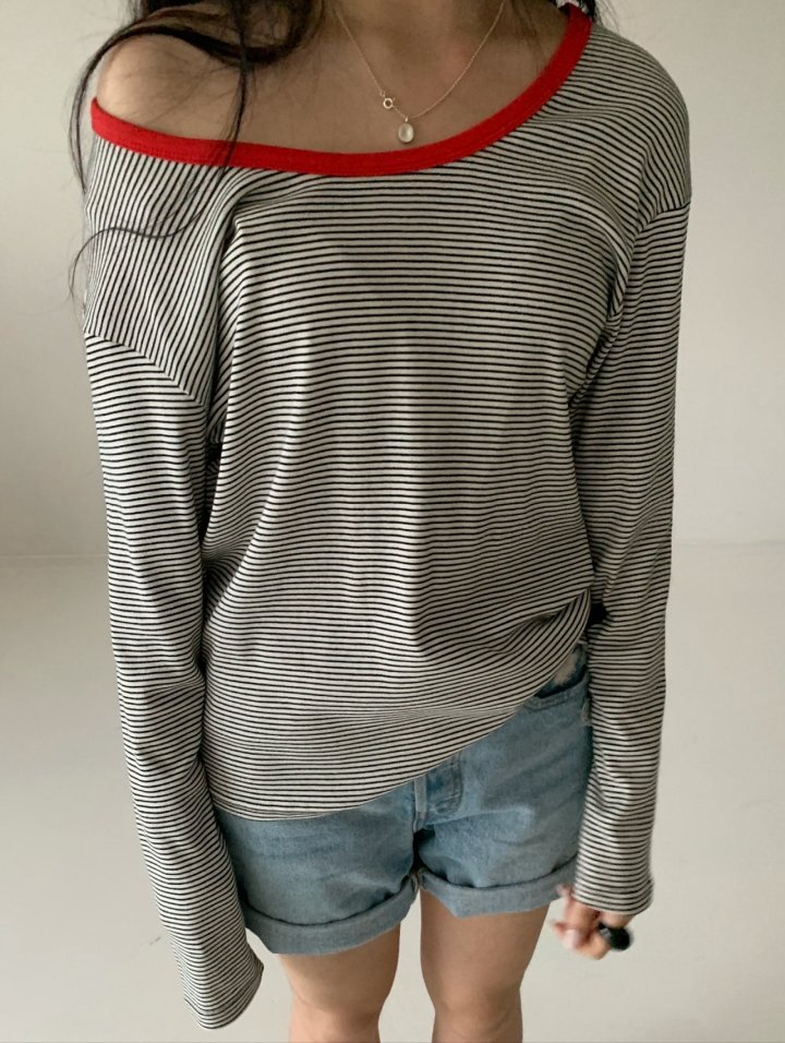 Via - Korean Women Fashion - #womensfashion - Muse Stripe Tee