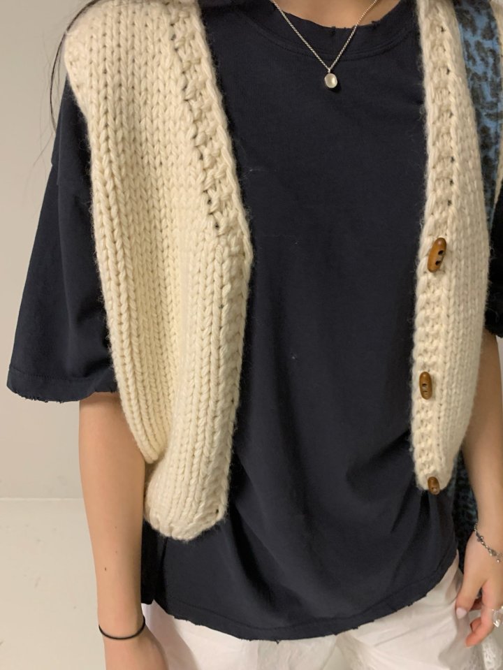 Via - Korean Women Fashion - #womensfashion - Pastel Vest - 7