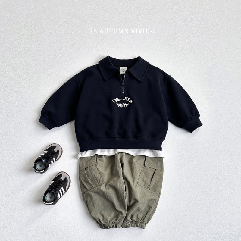 Vivid I - Korean Children Fashion - #Kfashion4kids - Embroidery Anorak Sweatshirt - 12