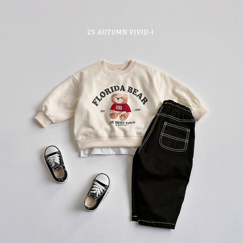 Vivid I - Korean Children Fashion - #Kfashion4kids - Florida Embossed Sweatshirt - 11