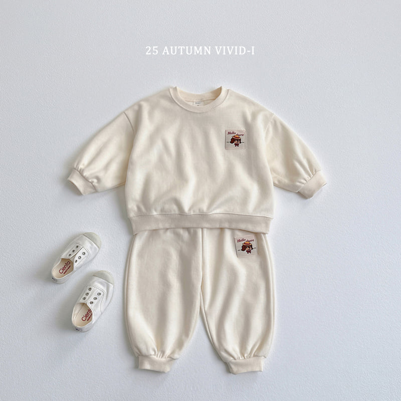 Vivid I - Korean Children Fashion - #Kfashion4kids - Label Point Set - 3