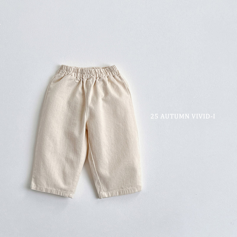 Vivid I - Korean Children Fashion - #Kfashion4kids - Basic Cotton Pants - 3