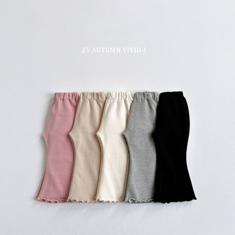Vivid I - Korean Children Fashion - #Kfashion4kids - Wave Stretch Bootcut Pants