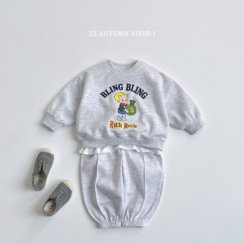 Vivid I - Korean Children Fashion - #Kfashion4kids - Rich Rich Sweatshirt - 12