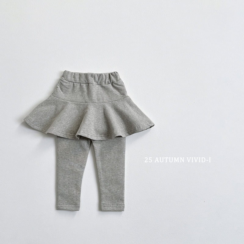 Vivid I - Korean Children Fashion - #Kfashion4kids - Fall Skirt Leggings - 6