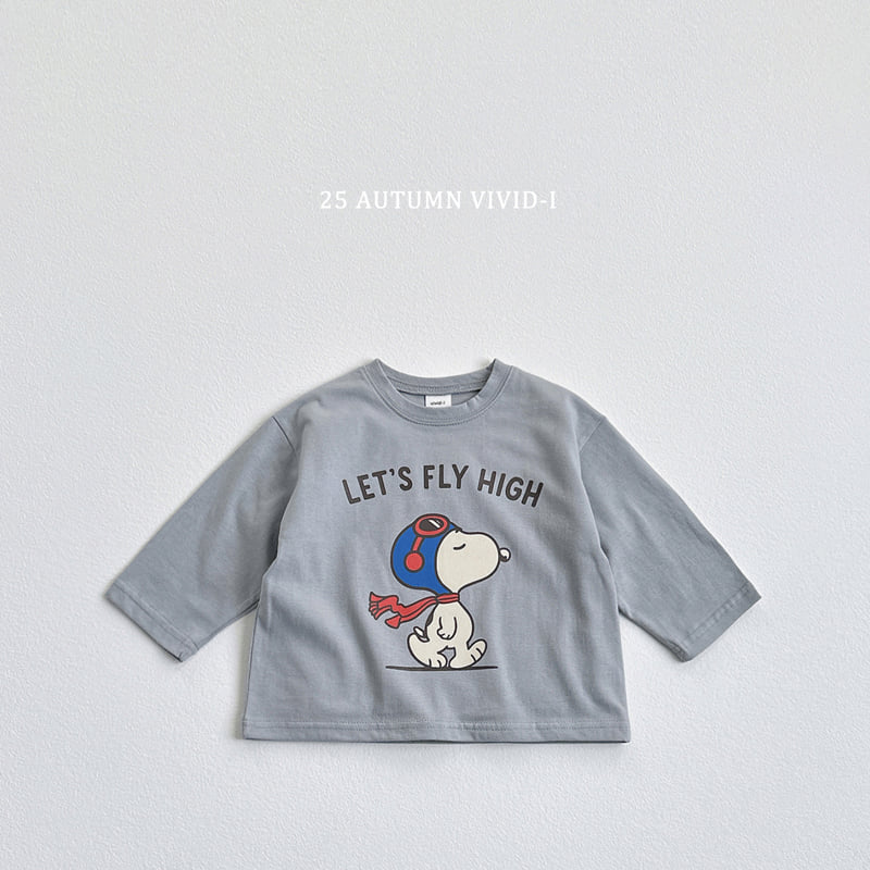 Vivid I - Korean Children Fashion - #kidzfashiontrend - Fly Dog Tee - 4