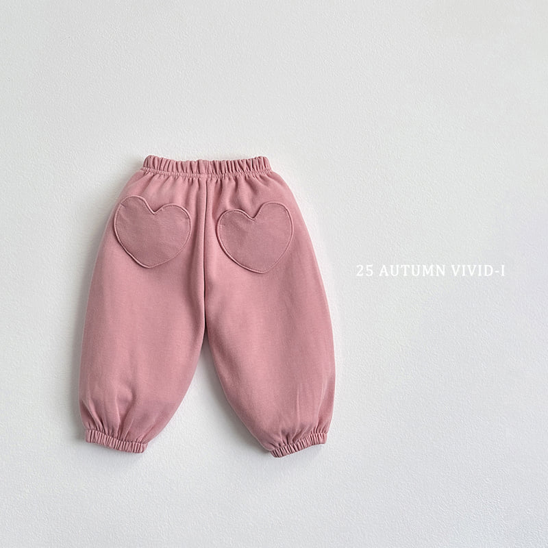 Vivid I - Korean Children Fashion - #childofig - Heart Pocket Bloomers - 4