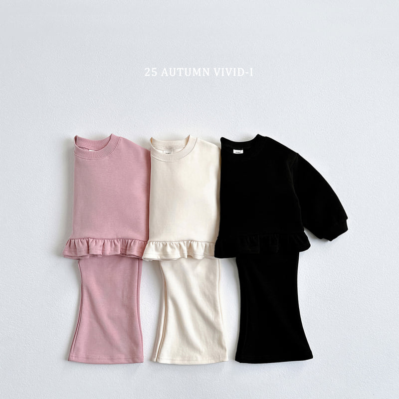 Vivid I - Korean Children Fashion - #childofig - Short Frill Set