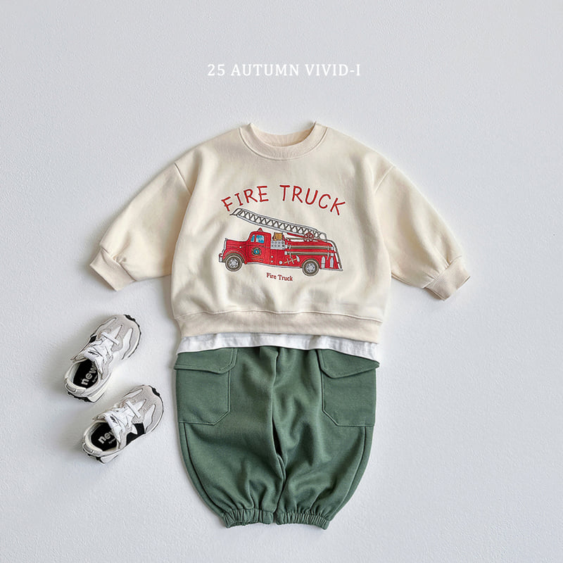 Vivid I - Korean Children Fashion - #childofig - Classic Car Sweatshirt - 7