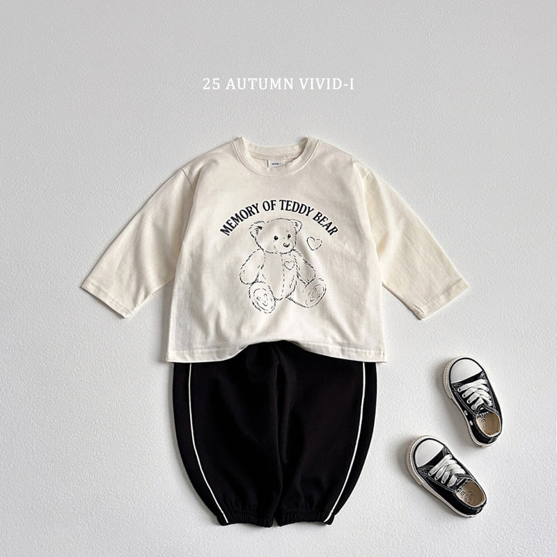 Vivid I - Korean Children Fashion - #childofig - Bear Check Set - 8