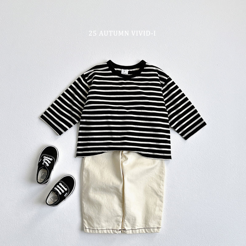 Vivid I - Korean Children Fashion - #childofig - Fall Stitch Cotton Pants - 7
