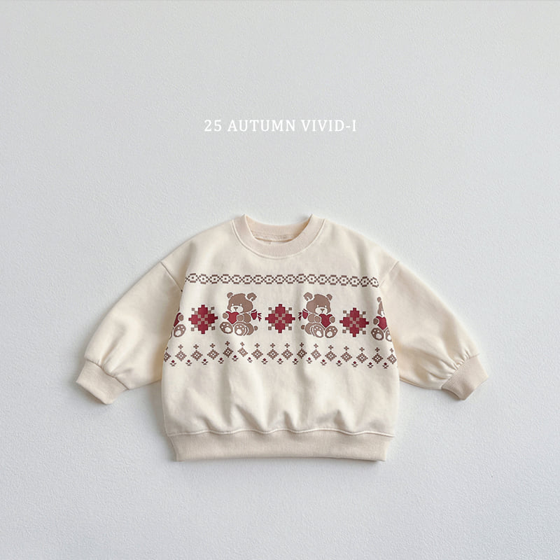 Vivid I - Korean Children Fashion - #stylishchildhood - Nordic Sweatshirt - 4