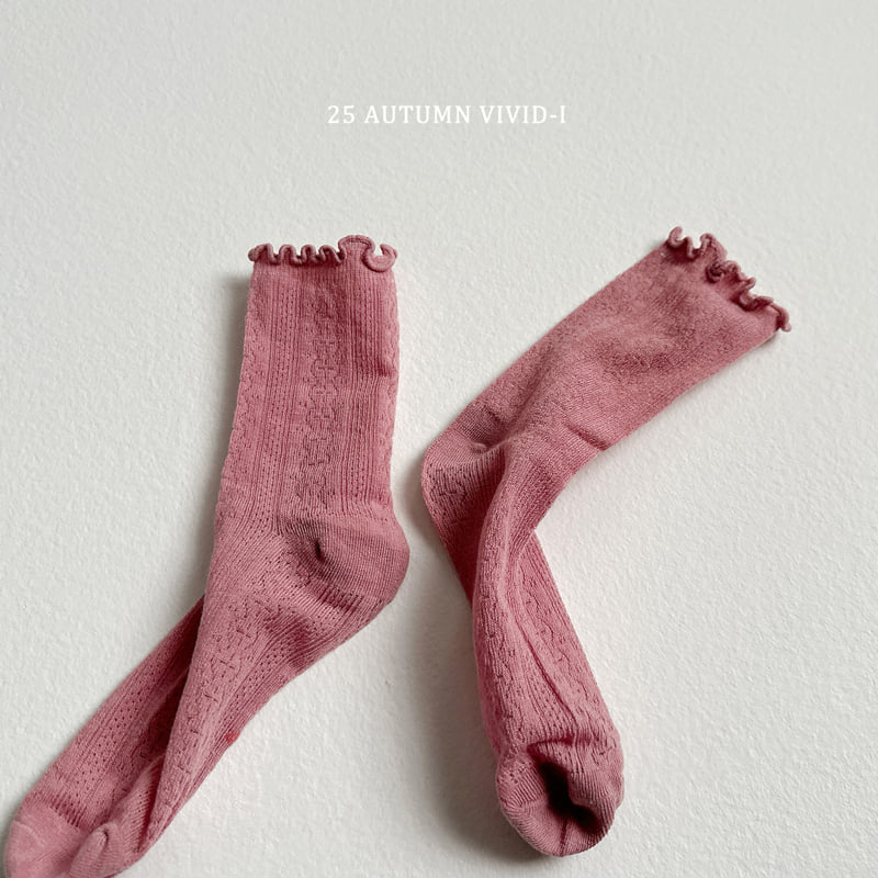 Vivid I - Korean Children Fashion - #childofig - Wave Socks Set - 3