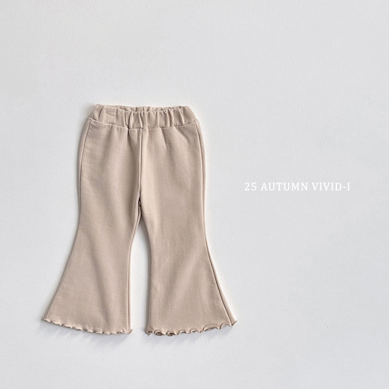 Vivid I - Korean Children Fashion - #childofig - Wave Stretch Bootcut Pants - 6