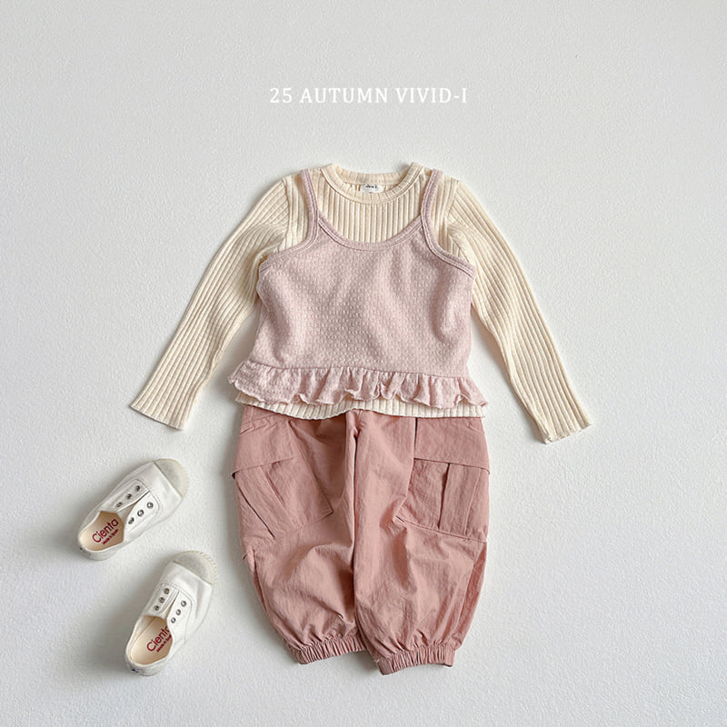 Vivid I - Korean Children Fashion - #childofig - Knit Frill Bustier - 6