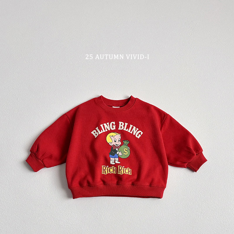 Vivid I - Korean Children Fashion - #childofig - Rich Rich Sweatshirt - 4