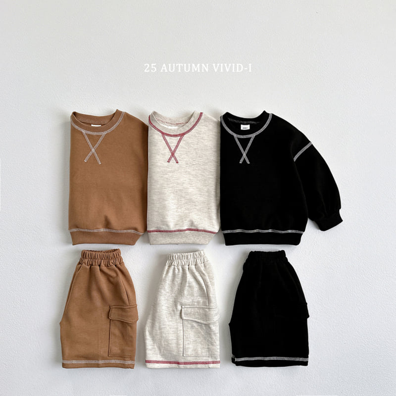 Vivid I - Korean Children Fashion - #childofig - Guy Rope Shorts Set