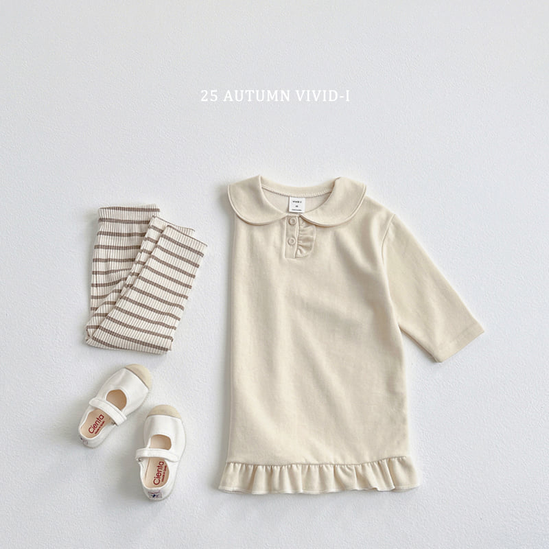Vivid I - Korean Children Fashion - #childofig - Buttoned Frill One-piece - 8
