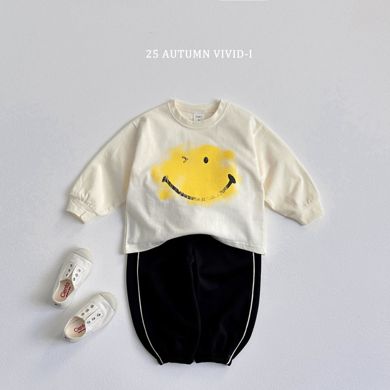 Vivid I - Korean Children Fashion - #childofig - Vintage Smile Tee - 8