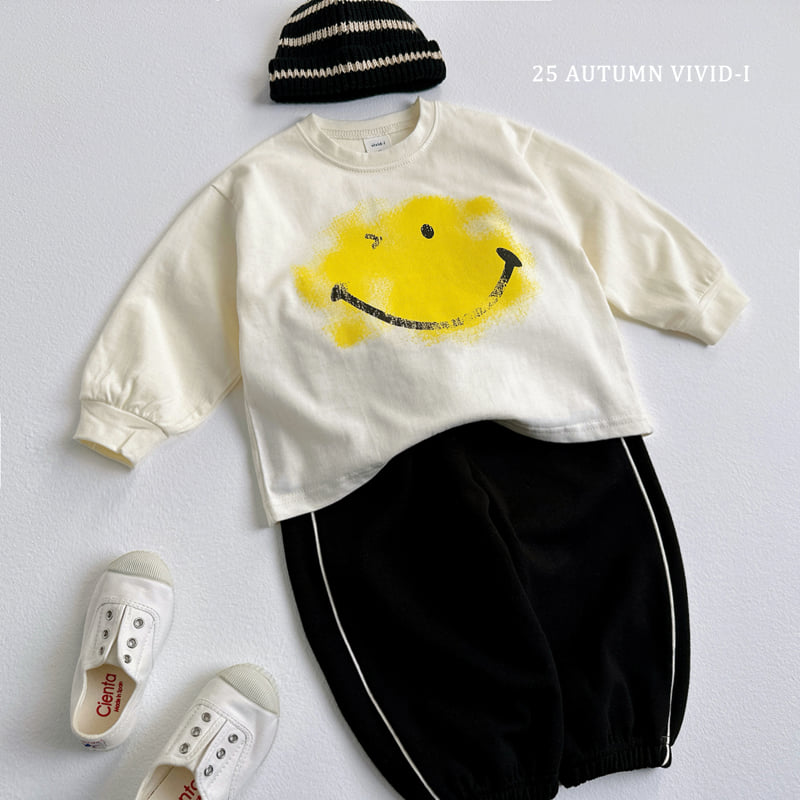 Vivid I - Korean Children Fashion - #childofig - Vintage Smile Tee - 9