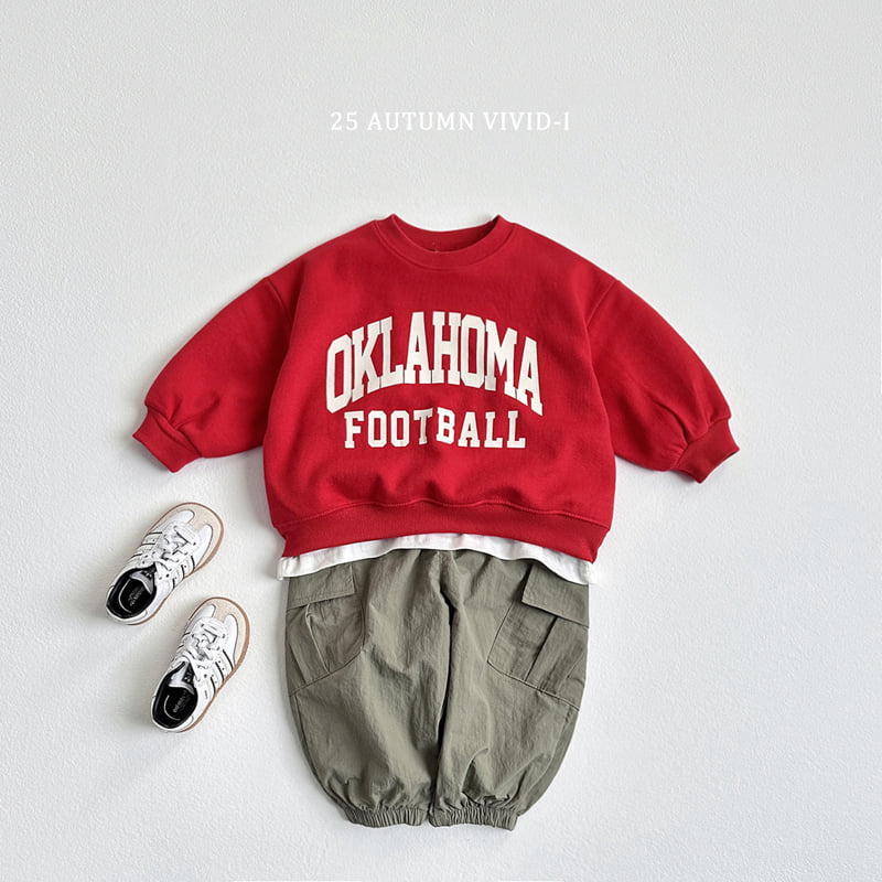 Vivid I - Korean Children Fashion - #childofig - Oklahoma Sweatshirt - 7