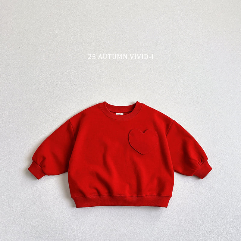 Vivid I - Korean Children Fashion - #childofig - Heart Pocket Sweatshirt - 5