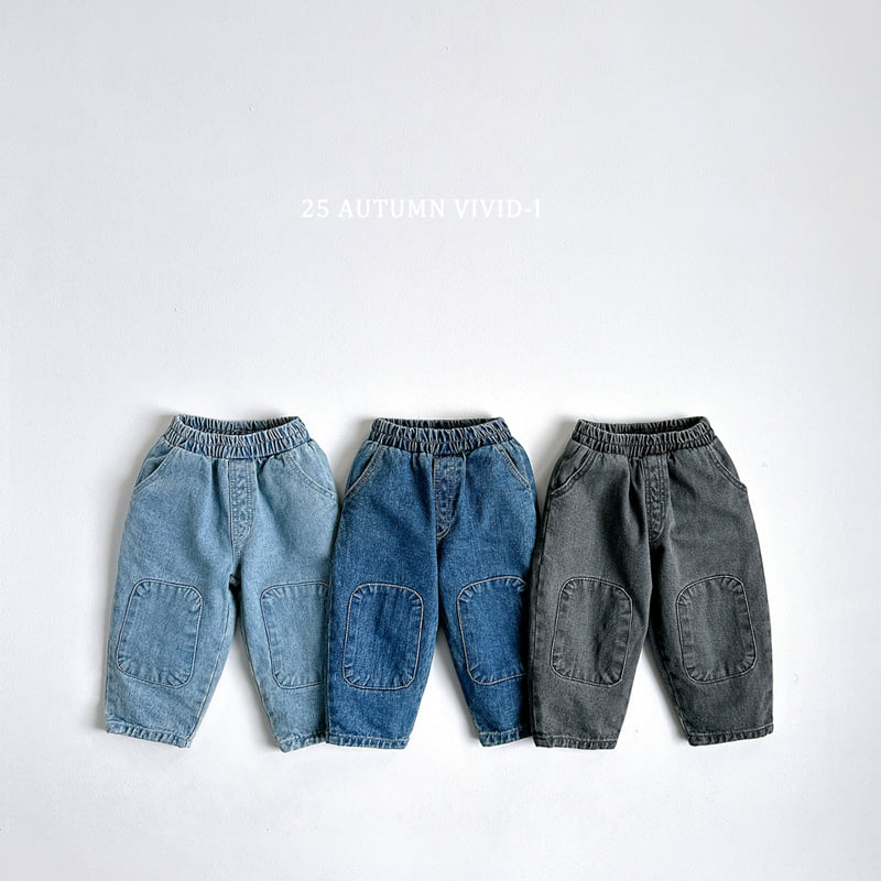 Vivid I - Korean Children Fashion - #childofig - Point Pancake Denim