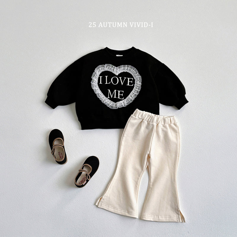 Vivid I - Korean Children Fashion - #childrensboutique - Slit Bootcut Pants - 9