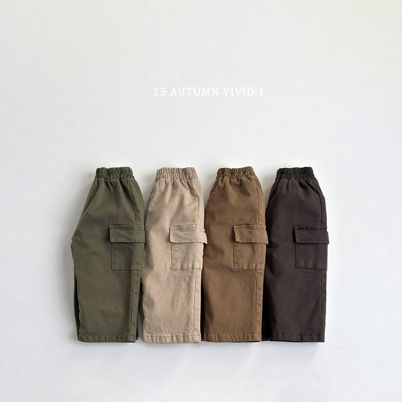 Vivid I - Korean Children Fashion - #childrensboutique - Stretch Cargo Cotton Pants